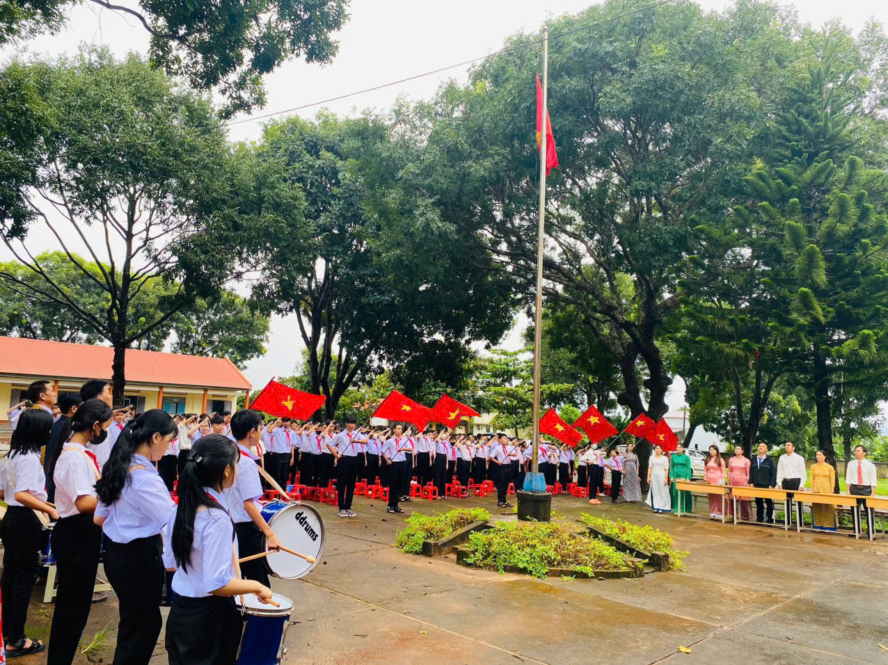 KHAI GẢNG CHÀO CỜ